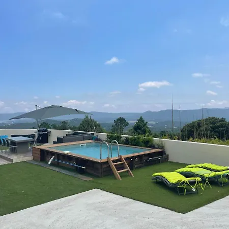 公寓 Rez De Piscine Privee Chauffee Pascialella De Muratello Vue Mer